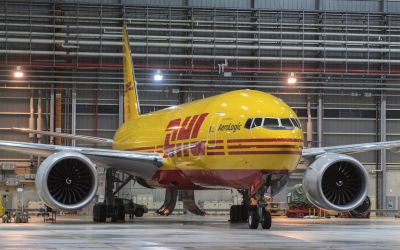 Nachhaltiger Flugkraftstoff (SAF) reduziert die CO2-Emissionen aus Frachtaufkommen: GoGreen Plus ermöglicht das Insetting (Foto: Deutsche Post DHL Group)