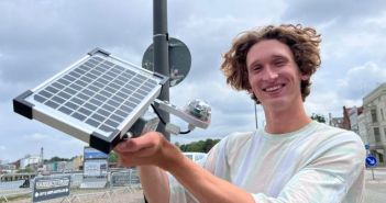Smarte Technologie „heavyRAIN“ warnt vor Starkregen Schutz vor Starkregen: "heavyRAIN" warnt (Foto: "TH Lübeck": TH-Lübeck-Student-Marius-Kämmel)