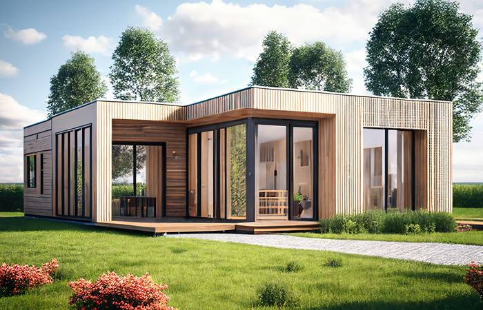 Auf gutem Grund liegt Holz als moderner und umweltfreundlicher Baustoff im Trend.  (Foto: AdobeStock -  AdobeStock_572214566 losmostachos)