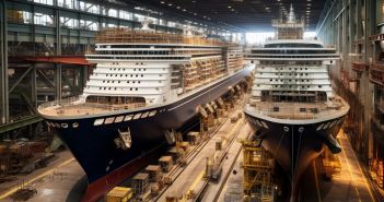 Icon of the Seas: Ein Meilenstein in der Schifffahrtsindustrie von MEYER TURKU MEYER WERFT liefert wegweisende Kreuzfahrtschiffe für eine nachhaltige (Foto: AdobeStock 626617790 serperm73)