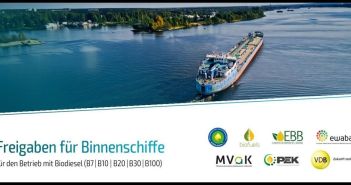 Binnenschifffahrt senkt Emissionen sofort mit B100, B20 und (Foto: Westend61/Konstantin Trubavin)