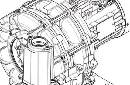Effizienter SE04TD Seitenkanalverdichter optimiert dauerhafte Sauerstoffzufuhr in biologischen (Foto: SKVTechnik)