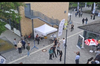 Hochschule Hannover eröffnet Fahrradfest mit kostenlosem Check und (Foto: Isabel Ossadnik)